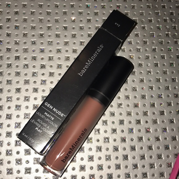 🌟🧚‍♀️XYZ BareMinerals DISCONTINUED Gen Nude Matte Liquid Lipstick NWT - Picture 7 of 7